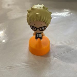 Tsukishima figurine! Collectible haikyu figurine